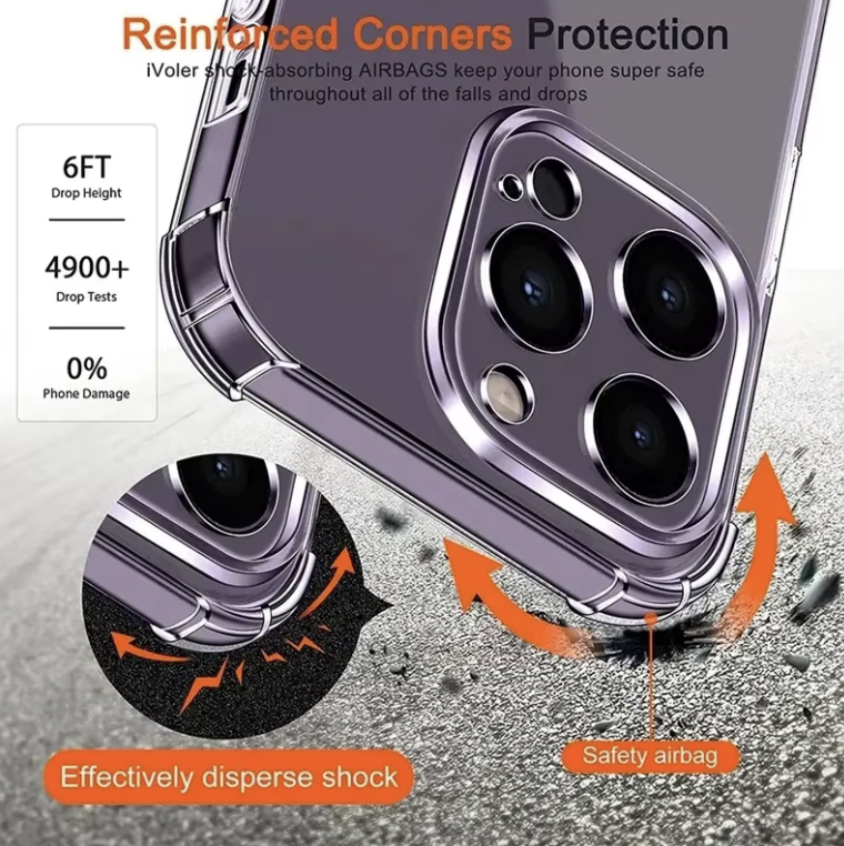 transparent iPhone cover