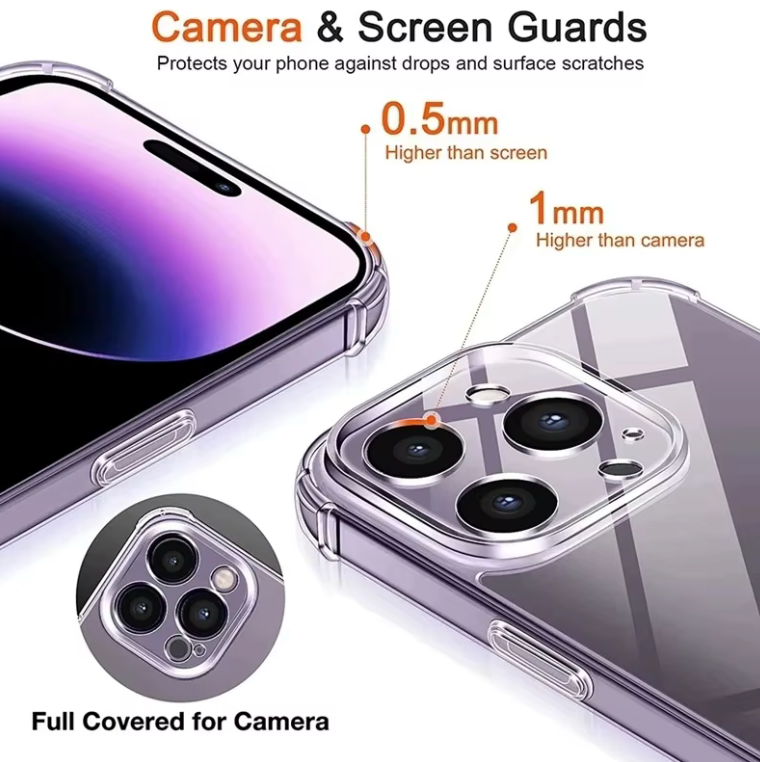 transparent iPhone cover